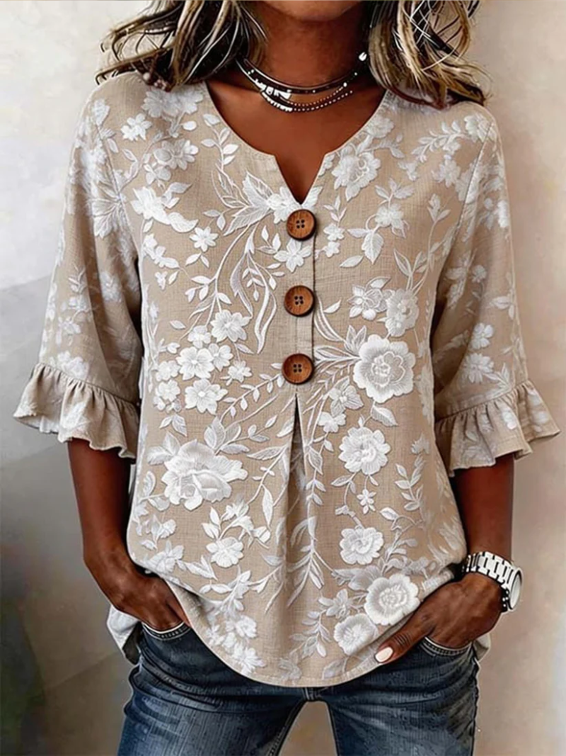 Beige/White / 5XL
